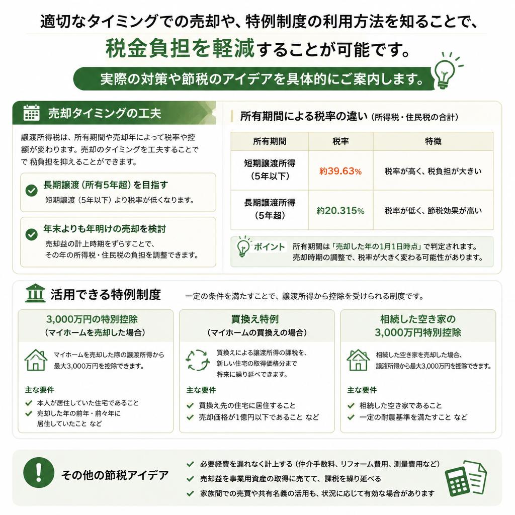 税金負担を軽減するためのテクニック