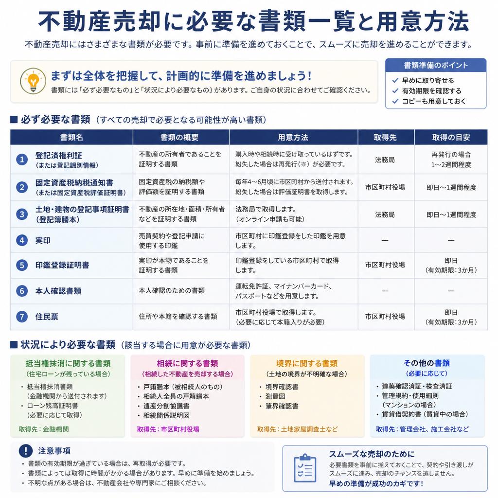 必要書類の準備