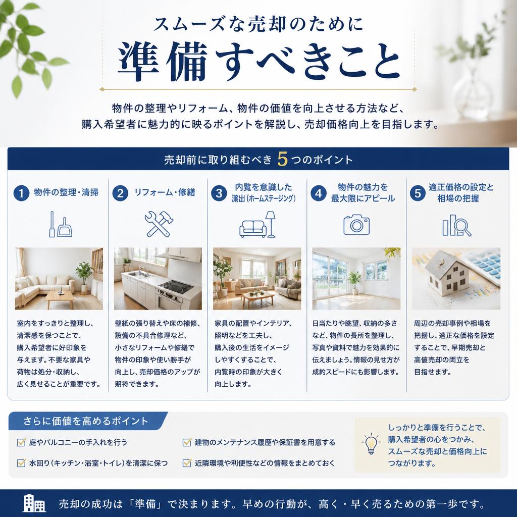 貸家売却のための準備