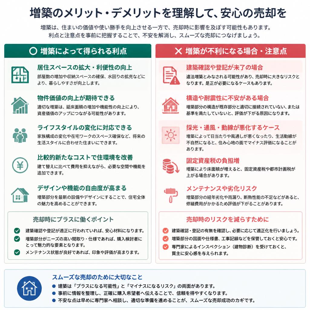 増築がもたらすメリットとデメリット