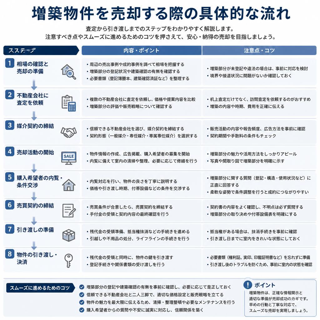 売却までの流れとポイント解説