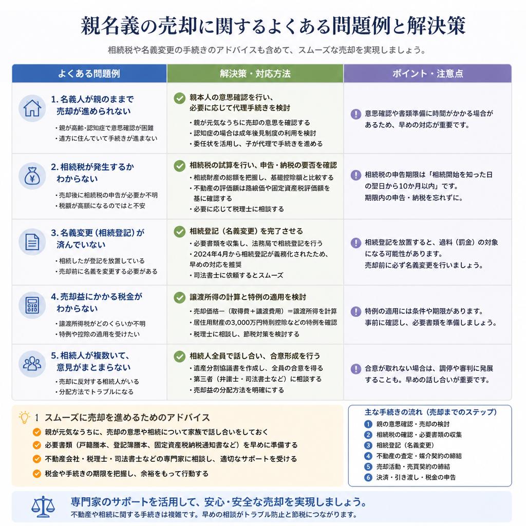 よくある悩みとその解決策