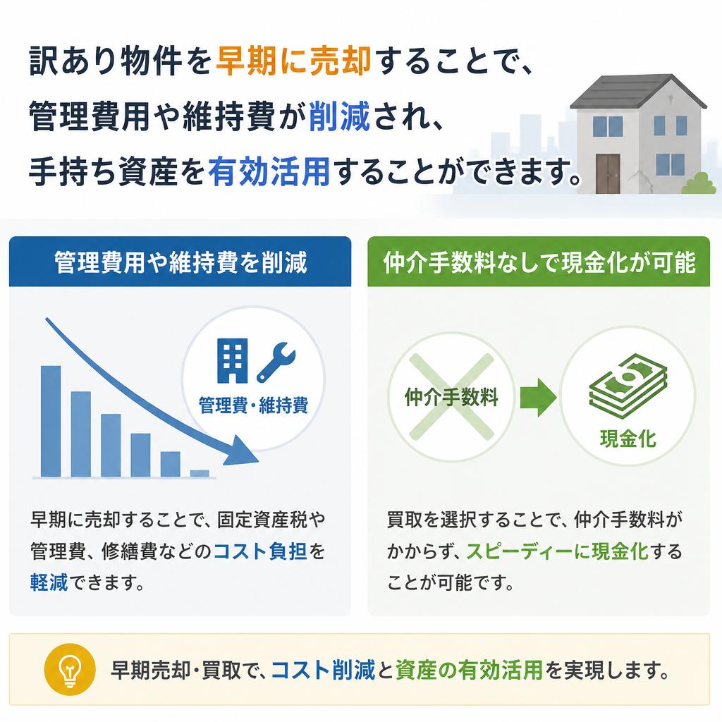 訳あり物件を売るメリット