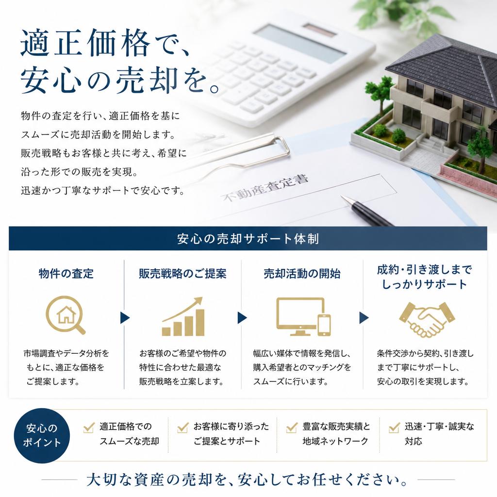 査定から売却まで、全てお任せください！