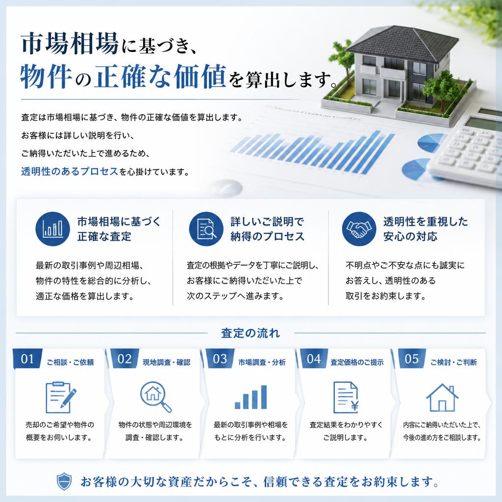 安心の理由2: 透明性のある査定