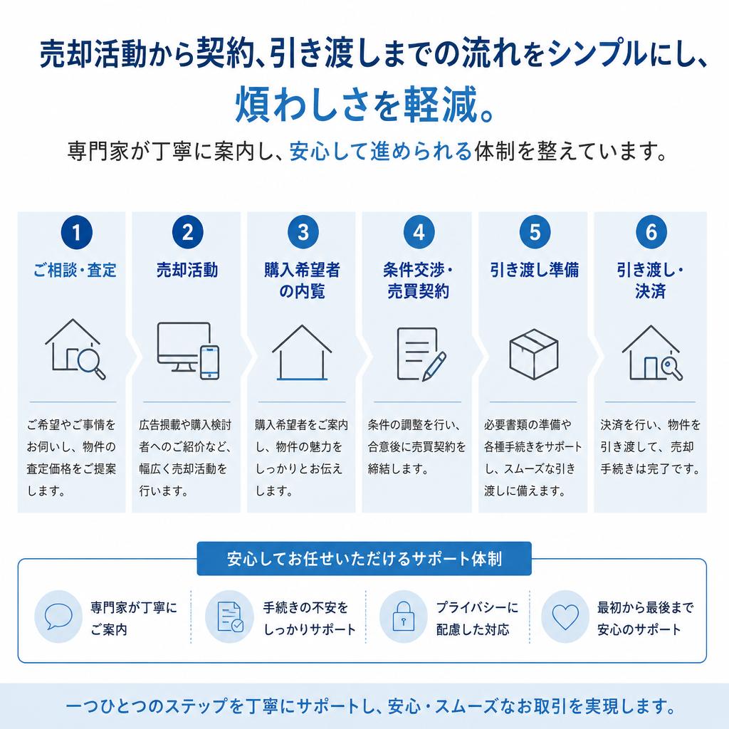 安心の理由4: スムーズな手続き