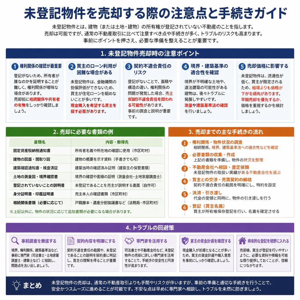 売却時の注意点