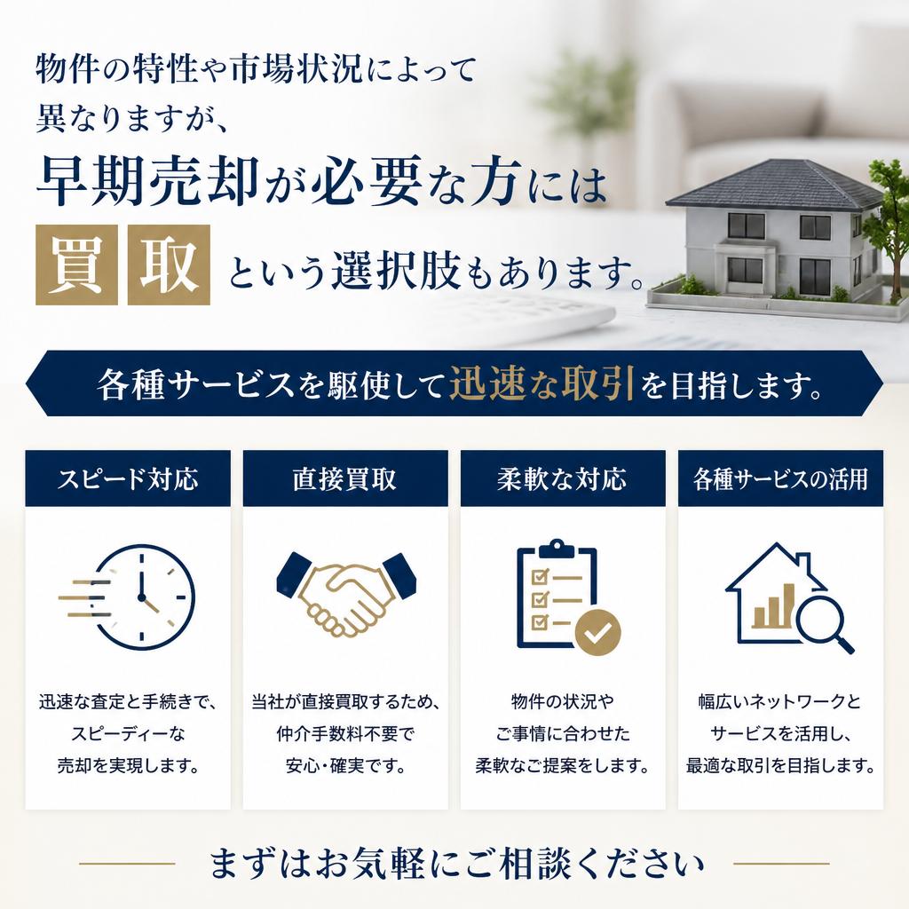 売却にはどれくらいの期間がかかる?