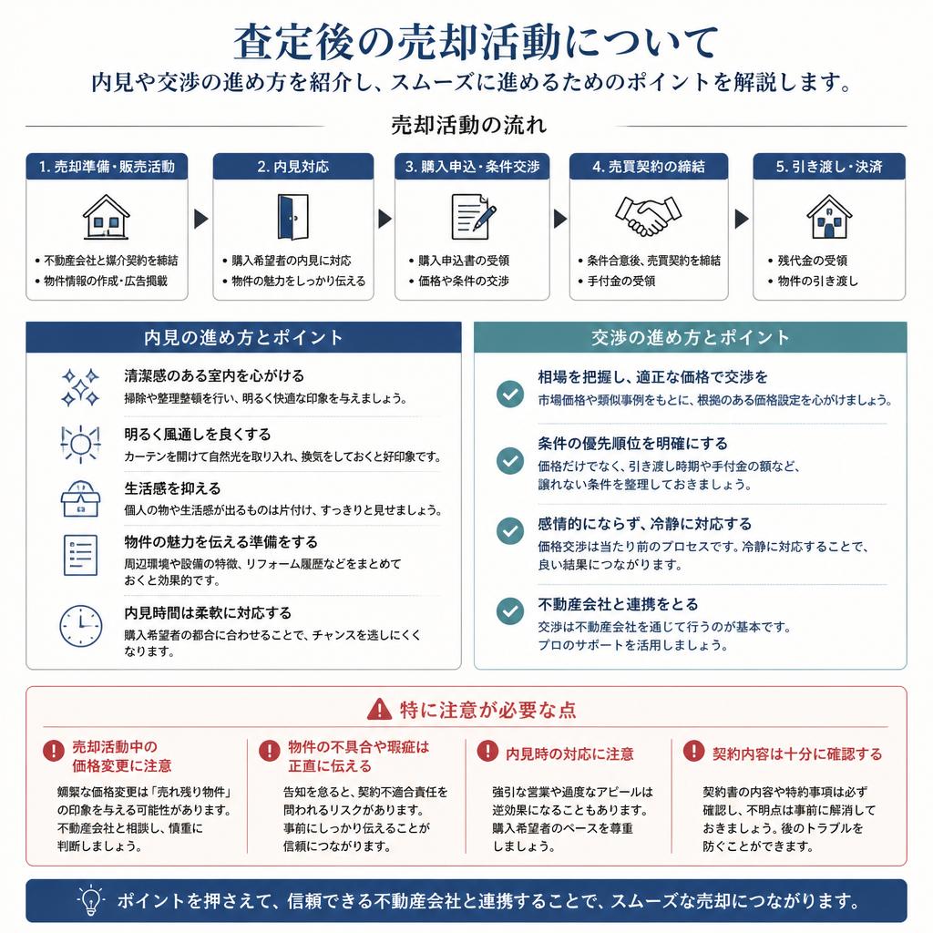 売却活動の進め方