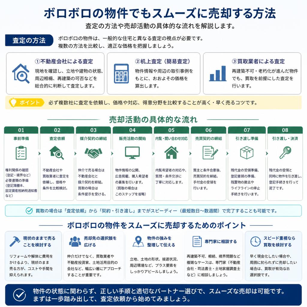 査定から売却までの流れ