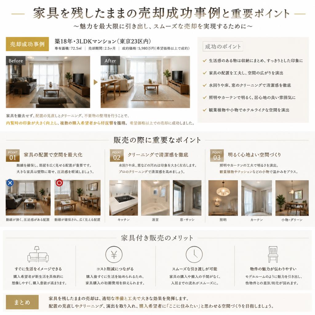 2. 成功する家具付き売却の法則