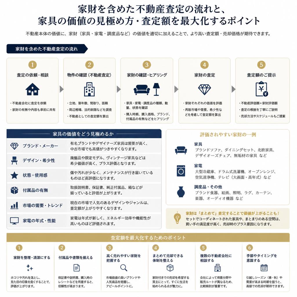 3. 家具の査定方法と価値の見極め