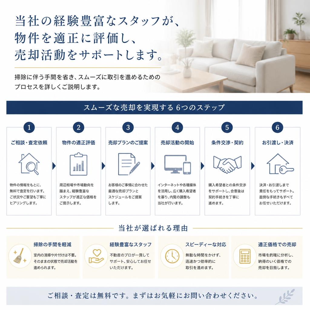 プロによる査定とサポート