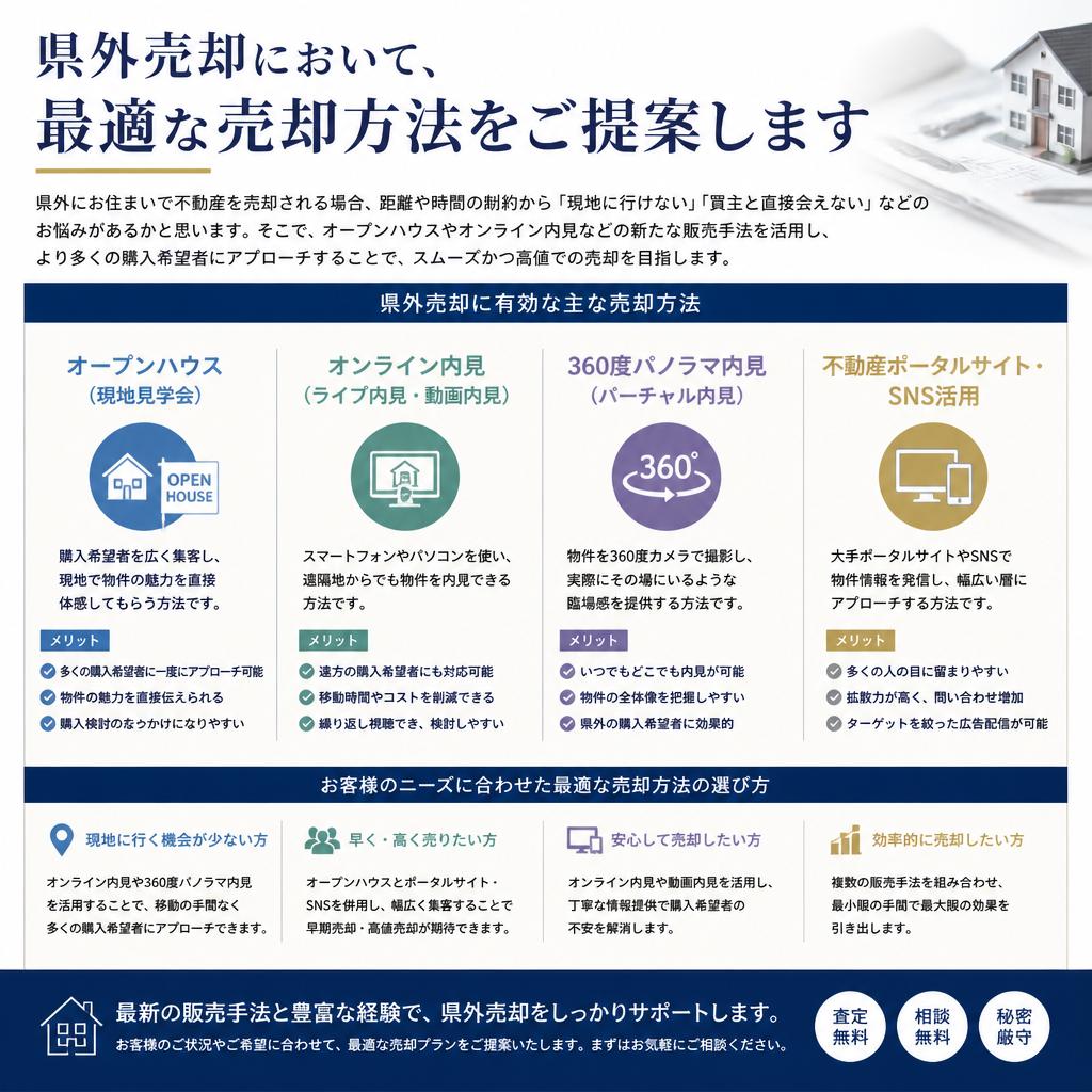 売却方法の選び方