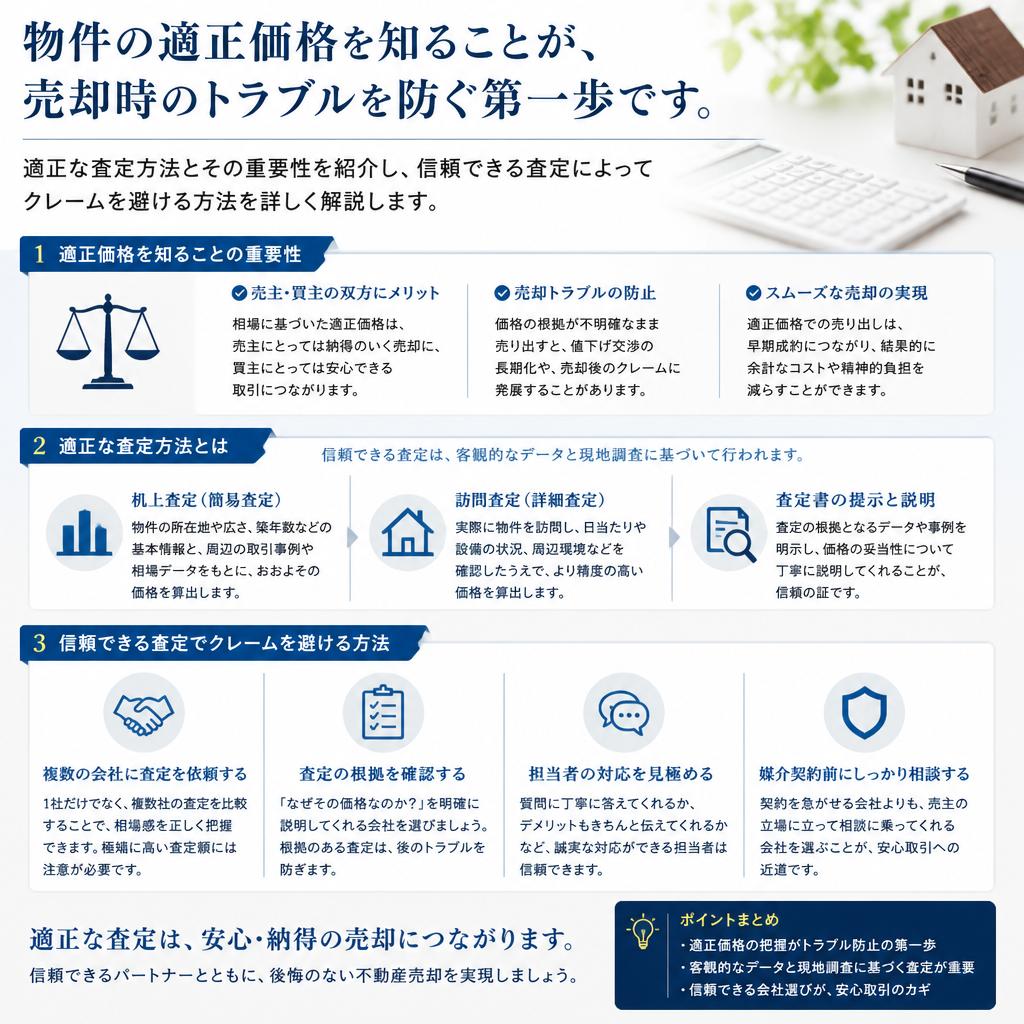 クレームを防ぐ!適正な査定と価格設定