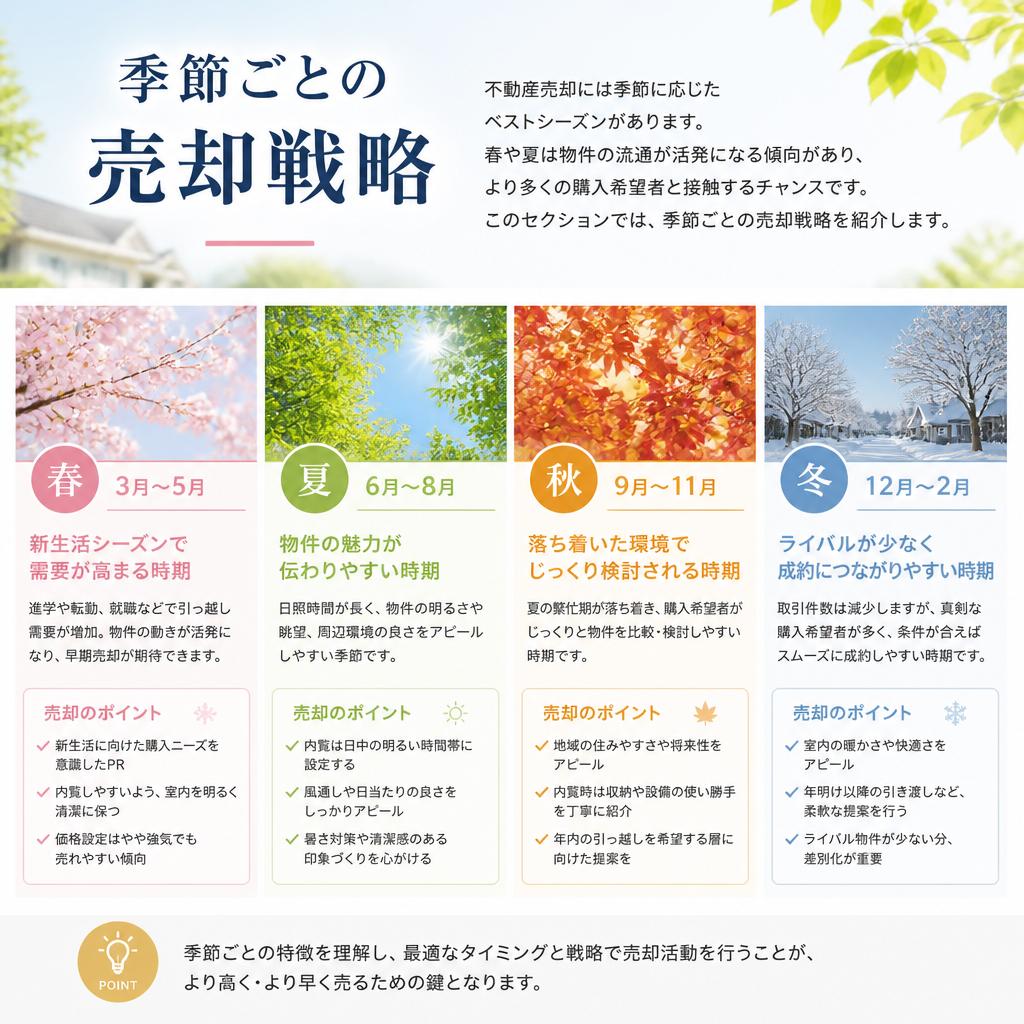 売却のベストシーズンとは？