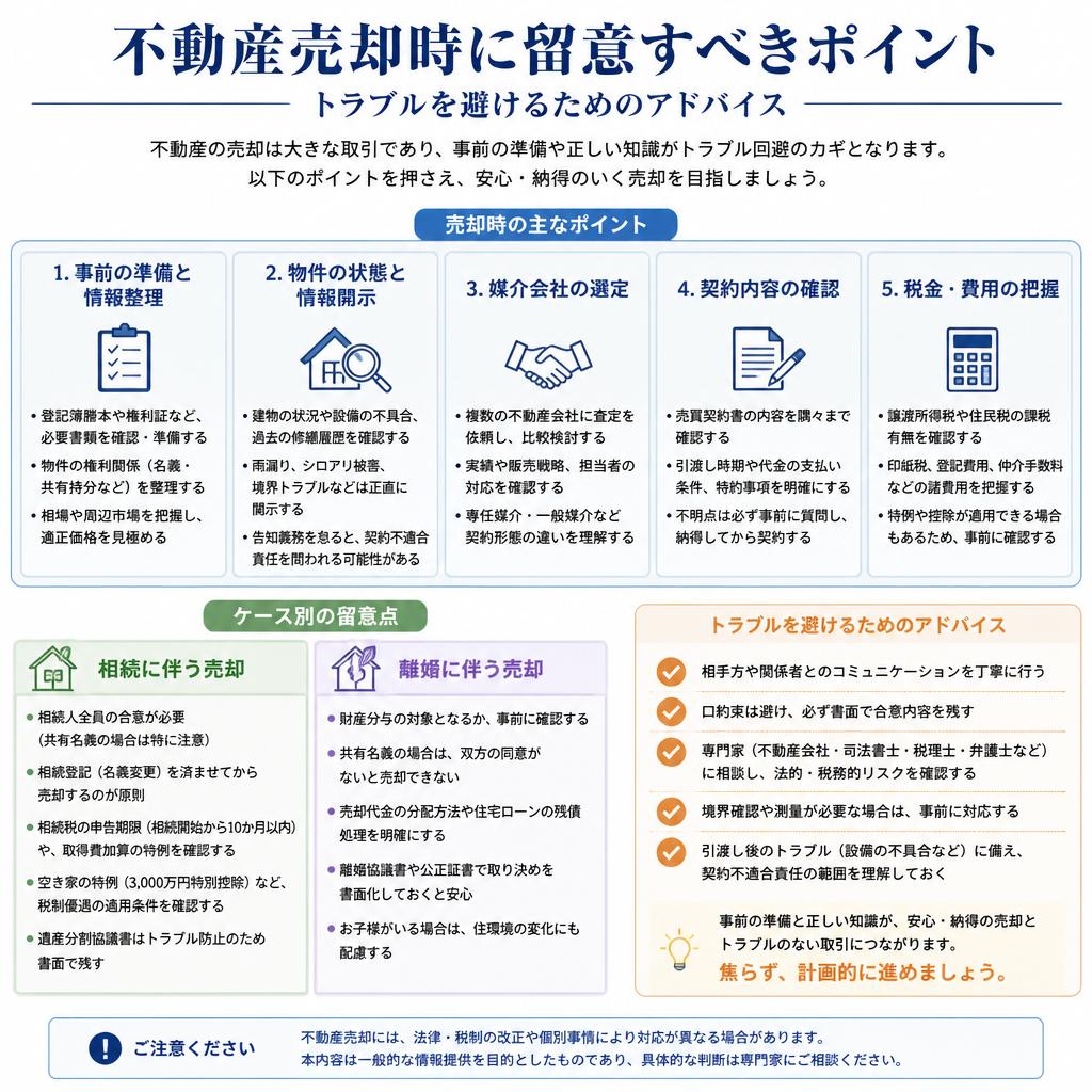 手続きの注意点