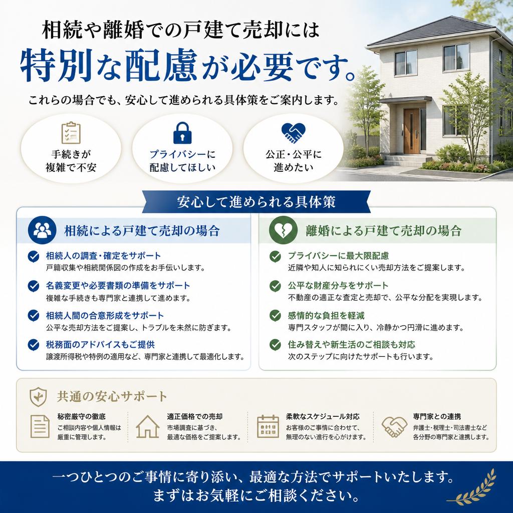 特別な事情がある場合の対応