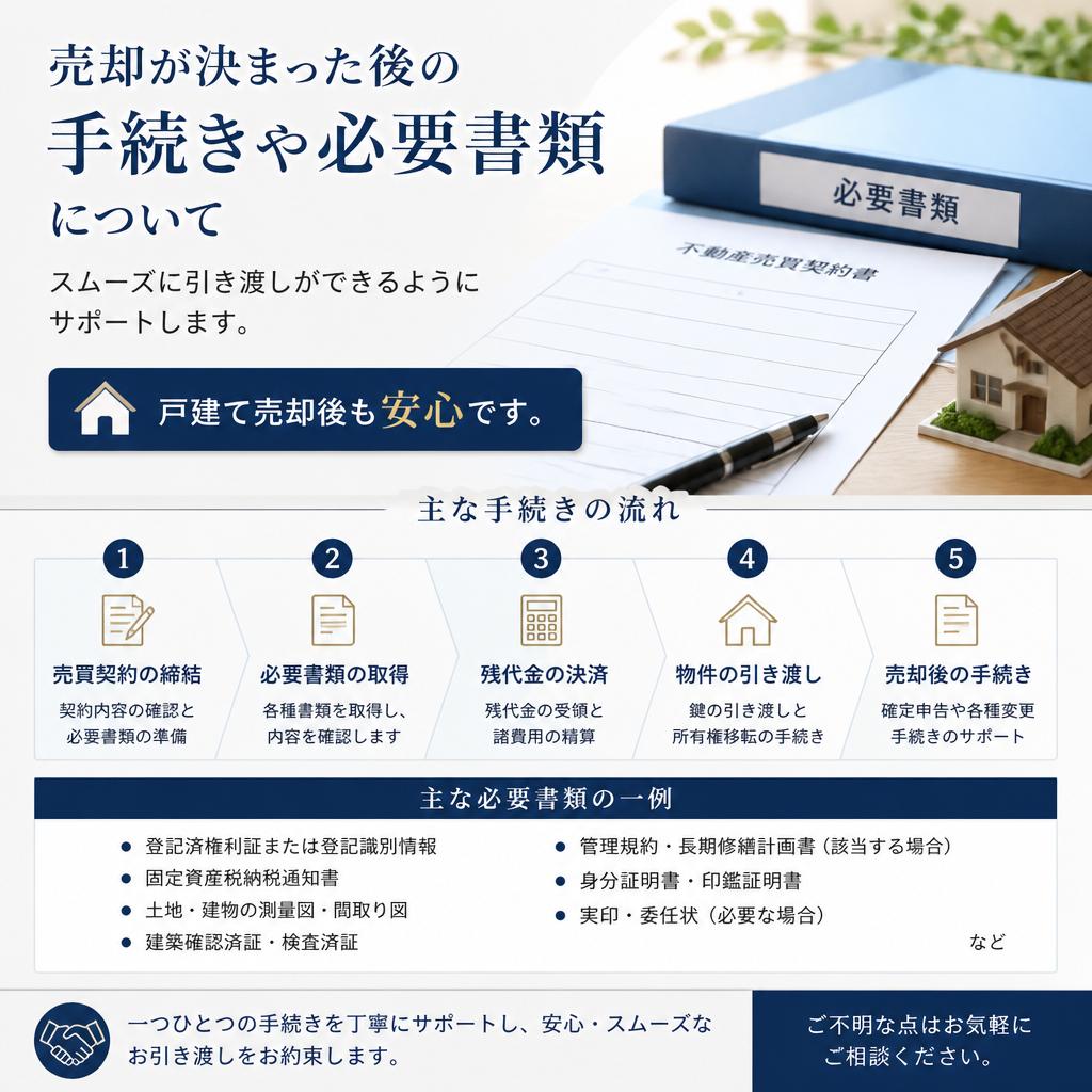 スムーズな引き渡しのために