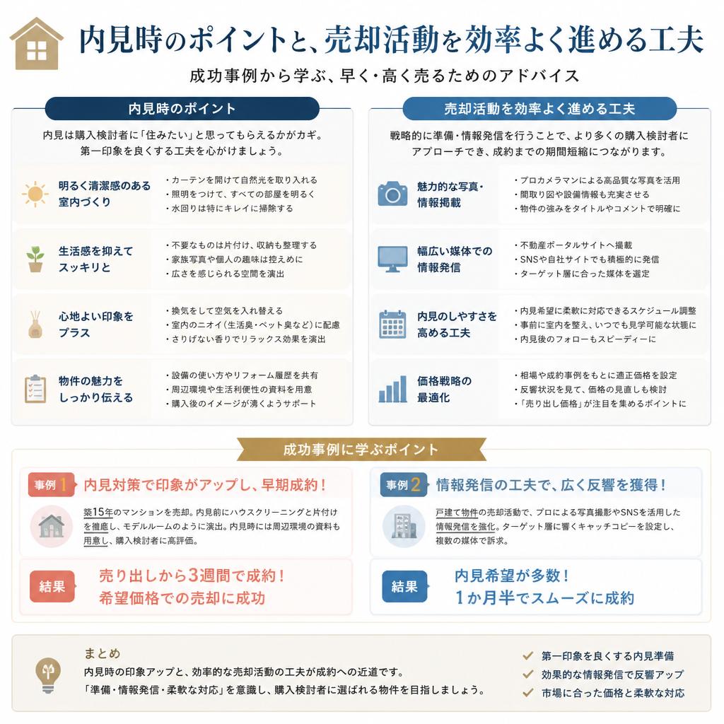 効果的な売却活動の進め方