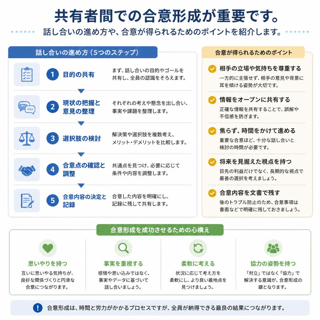 円満に合意を形成するためには