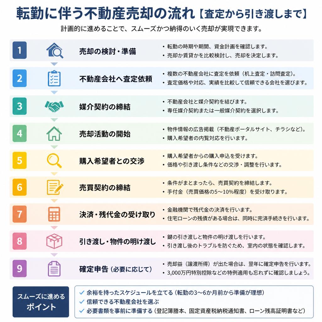 スムーズな売却の流れ