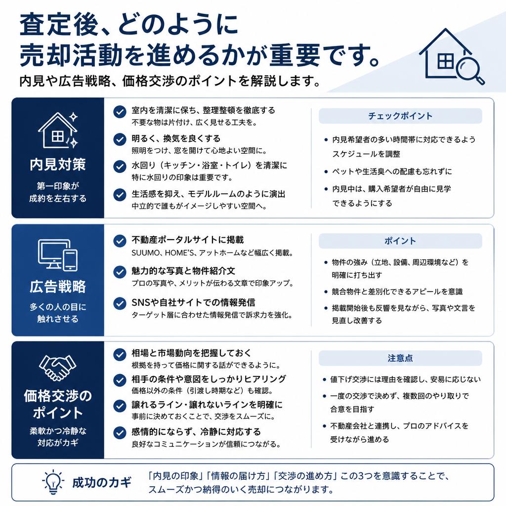 売却活動の進め方
