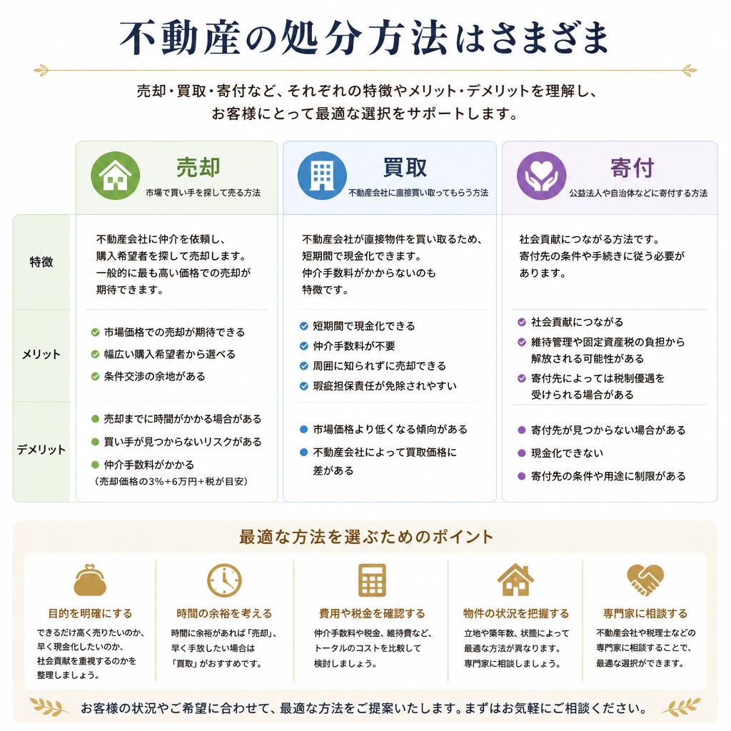 処分方法の種類