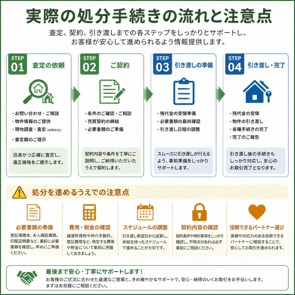 不動産処分の流れ