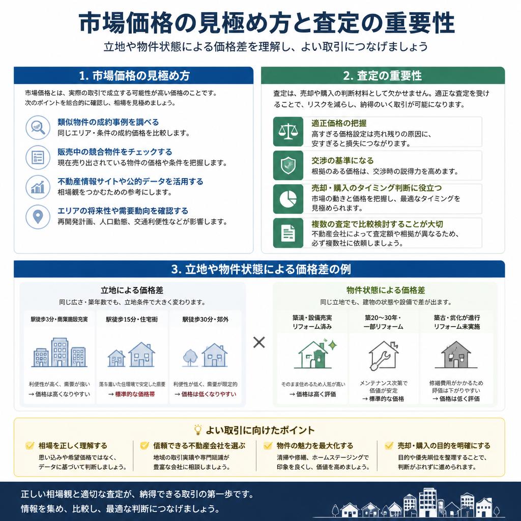 不動産の適正価格を把握する