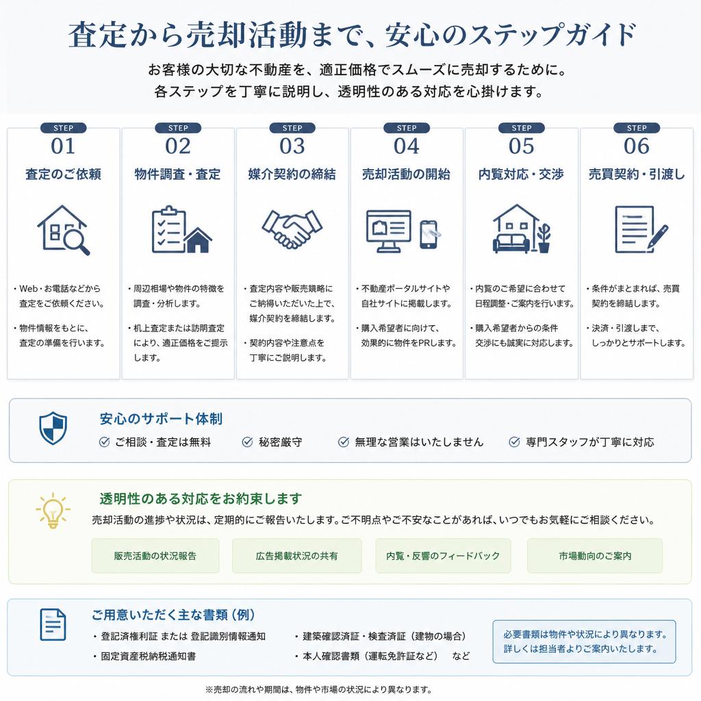 透明性のある手続きで安心感を