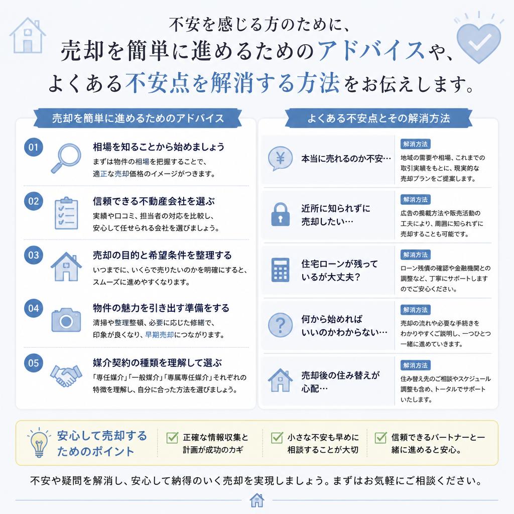 でも、売却って本当に簡単なの？