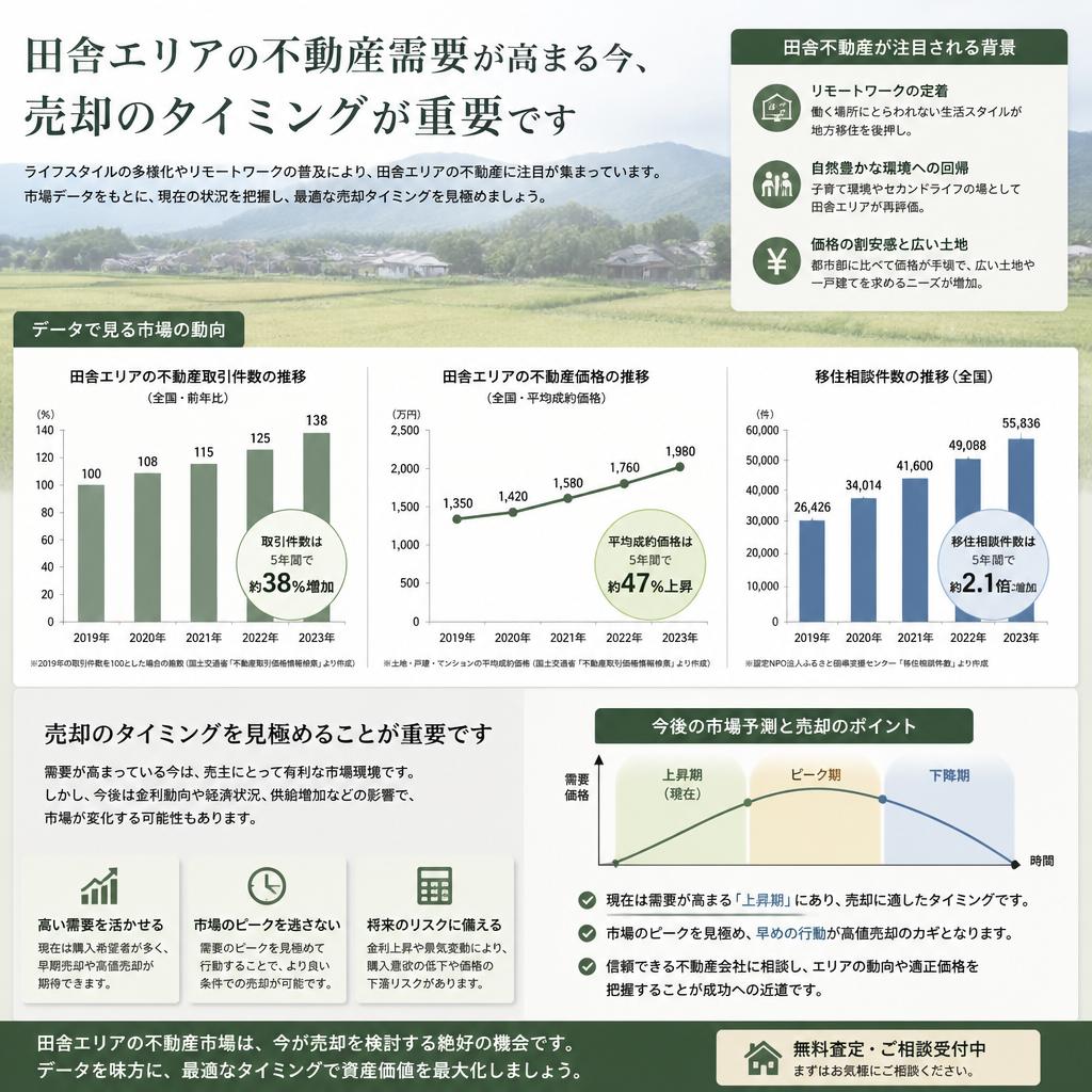 田舎不動産の市場動向