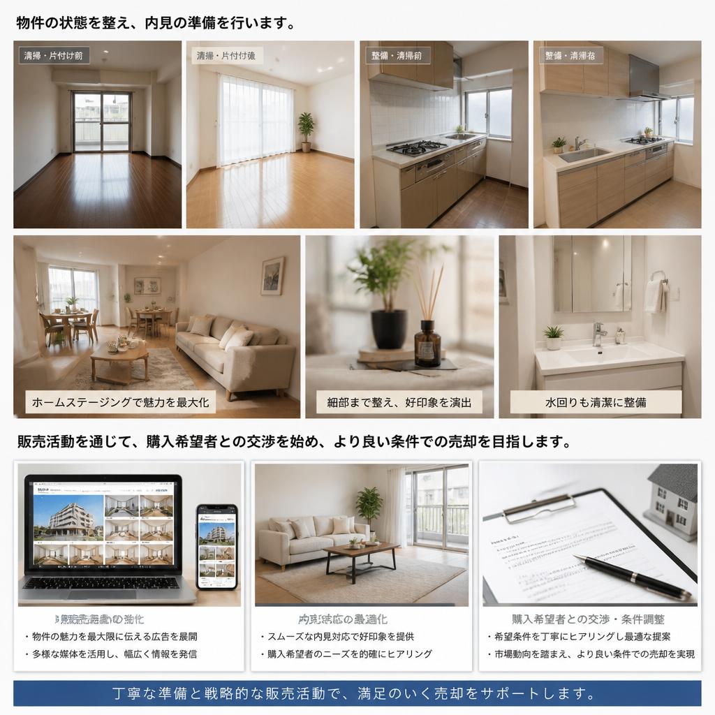 Step 3: 内見準備と販売活動