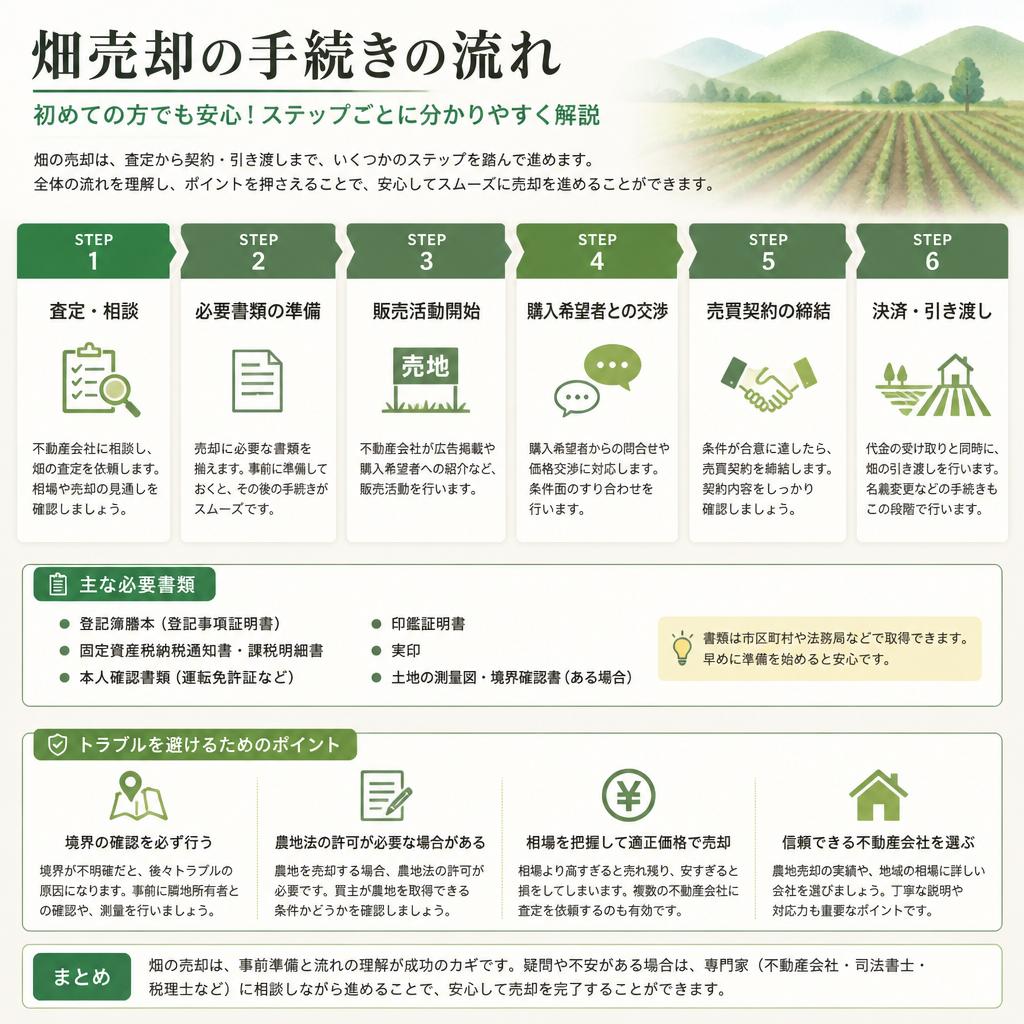 成功する売却のための手続きとは？