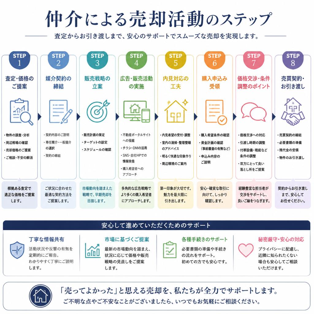 スムーズな販売活動のフロー