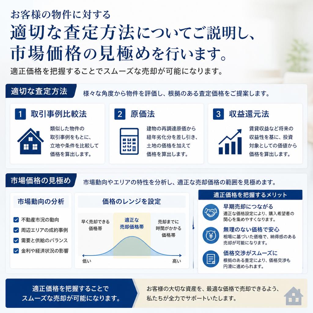 査定から始まるアパート売却