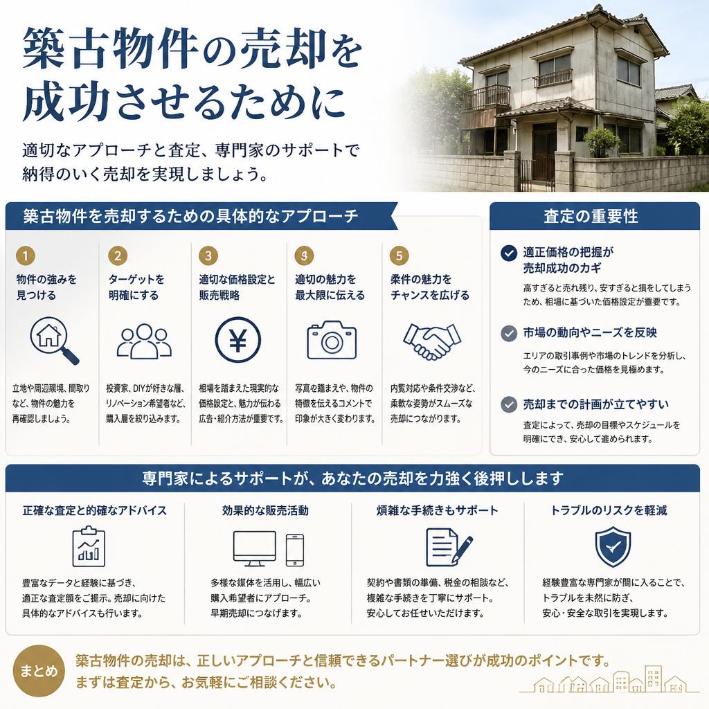 築古物件を売却するためのポイント