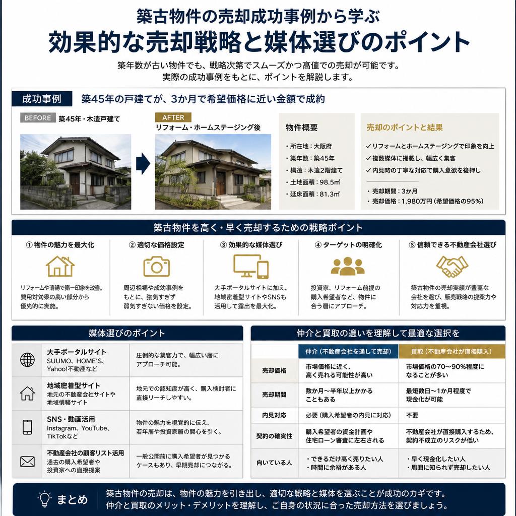 成功事例から学ぶ売却戦略